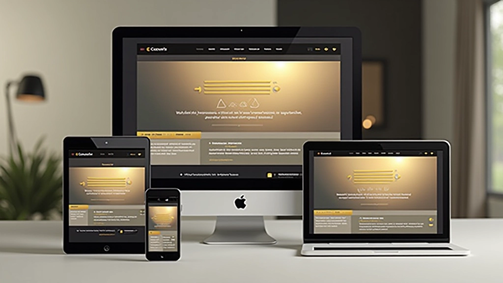 Mehrsprachige Scroll-Indikatoren auf verschiedenen Geräten und Bildschirmgrößen angezeigt